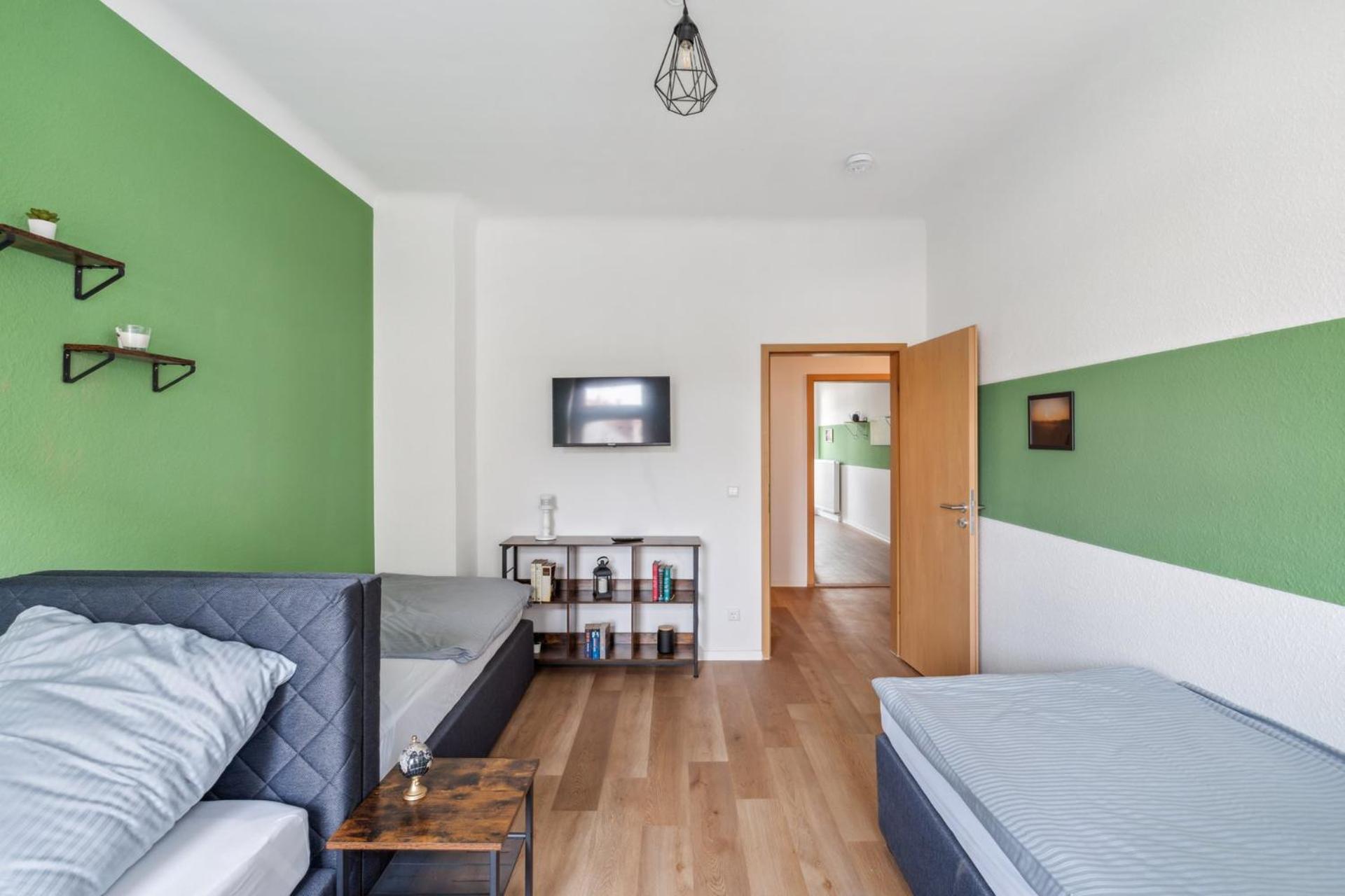 Sali-Homes Boarding Haus Monteur-Wohnungen Balkon Vollkueche Autobahnaehe Markranstädt Pokoj fotografie